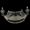 925 Sterling Silver Designer Necklace Set - Design