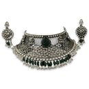 925 Sterling Silver Designer Necklace Set - Design