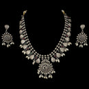 925 Sterling Silver Designer Necklace Set - Design