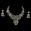 925 Sterling Silver Designer Necklace Set - Design