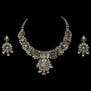 925 Sterling Silver Designer Necklace Set - Design