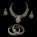 925 Sterling Silver Designer Necklace Set - Design