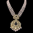 925 Sterling Silver Designer Long Necklace & Earring Set - Victorian Style