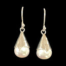 925 Sterling Silver Natural Pearl Earrings - Design