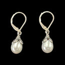 925 Sterling Silver Natural Pearl Earrings - Design