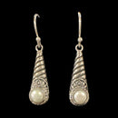 925 Sterling Silver Natural Pearl Earrings - Design