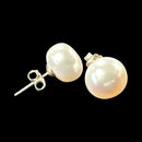925 Sterling Silver Natural Pearl Studs - Design
