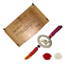 925 Sterling Silver Shiva Rakhi Designer Gift Set