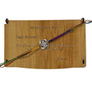 925 Sterling Silver Ganesha Rakhi Designer Gift Set