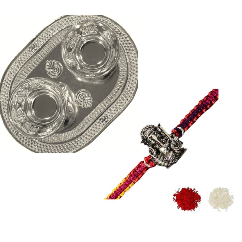 925 Sterling Silver Rakhi Gift Set