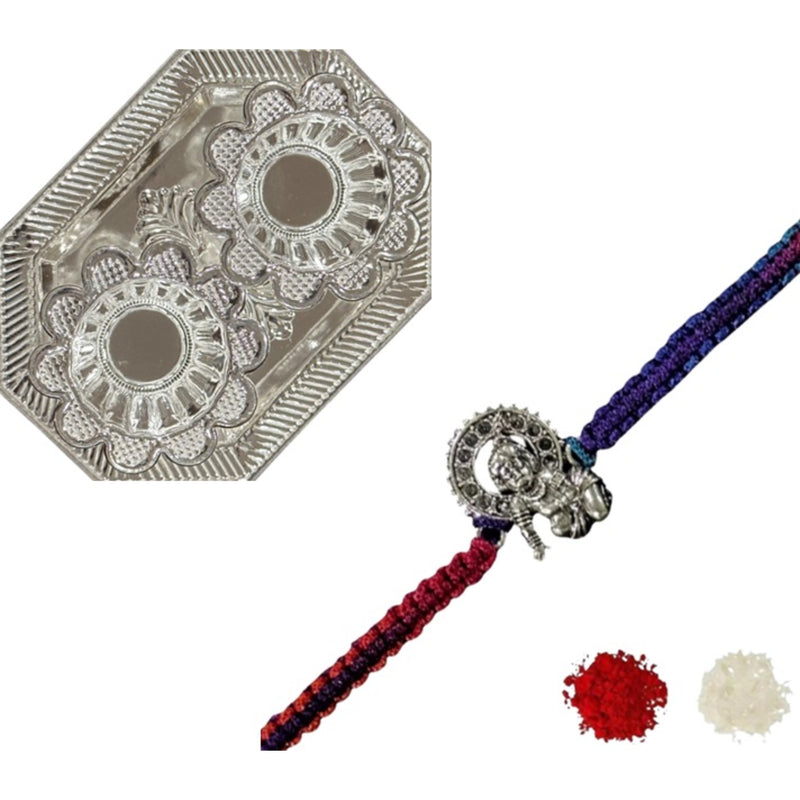 925 Sterling Silver Rakhi Gift Set