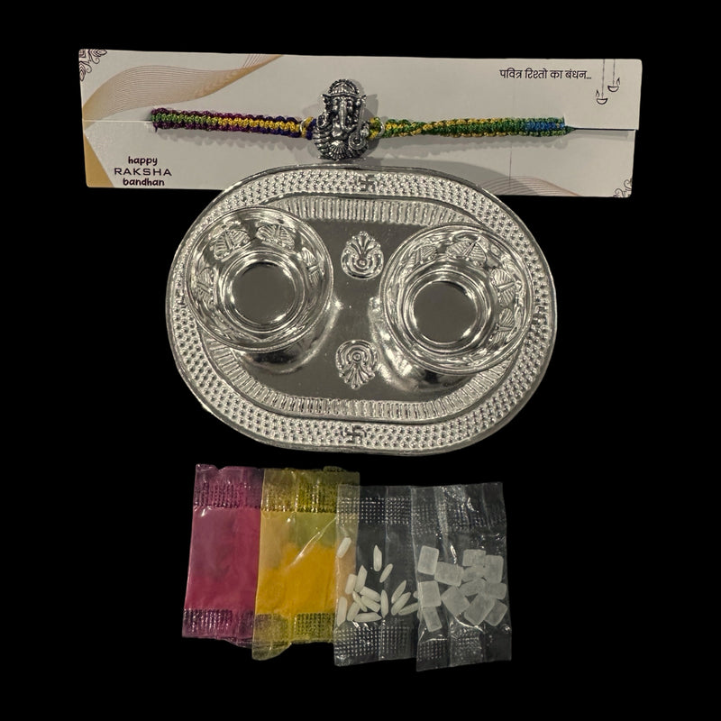 925 Sterling Silver Rakhi Gift Set