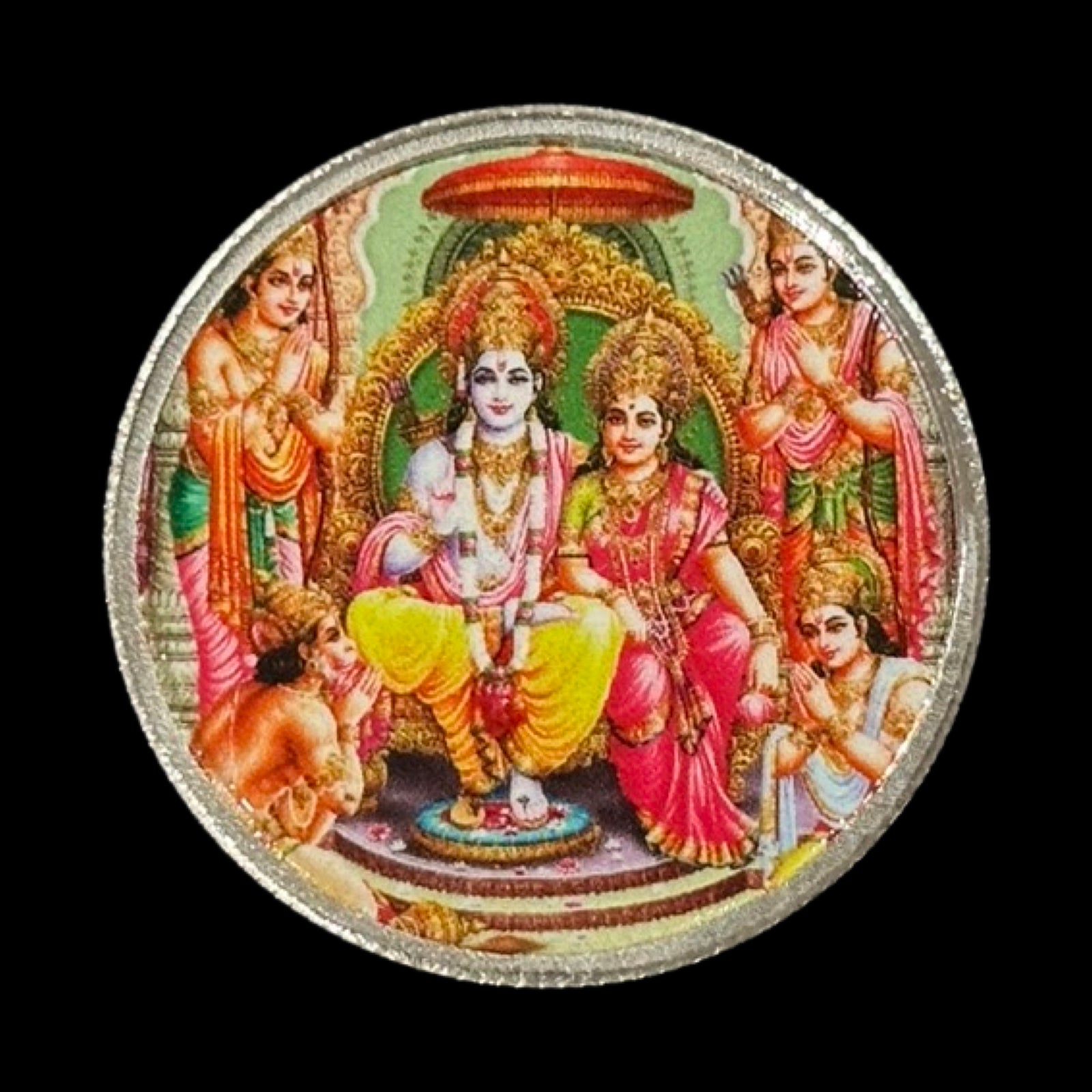 Available in different designs Small in size, grand in meaning - our 1 Gram 999 Pure Silver Coin with vibrant UV print is a perfect Diwali gift of tradition and elegance. This is just a 1-gram coin