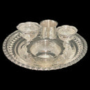 925 Sterling Silver 8.5 inch Hallmarked Puja Set - 8.5" Set