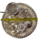 925 Sterling Silver 8.5 inch Hallmarked Puja Set - 8.5" Set