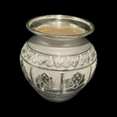 999 Pure Silver Hallmarked Puja Ashta Ganesha Kalash - Style