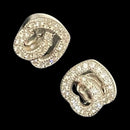 925 Sterling Silver CZ Studded Stud - Design