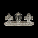 925 Sterling Silver Hallmarked Balaji Incense Stick Holder / Agarbatti Stand - Style