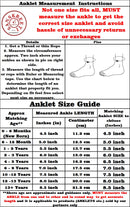 700 Silver Kids Traditional Bell Round Anklet - Style