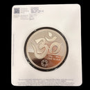 999 Pure Silver Ganesha Lakshmi MMTC Certified 100 Gram Sealed Coin