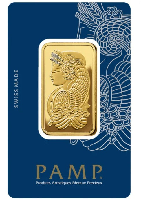 1 oz Gold Bar - PAMP Suisse