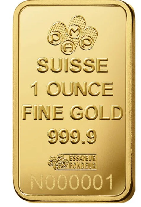 1 oz Gold Bar - PAMP Suisse