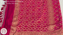 Authentic Banarasi Bandhej Georgette Silk Saree