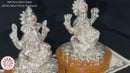 999 Pure Silver Ganesh & Lakshmi / Laxmi Idol / Statue / Murti (Figurine