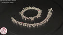 700 Silver Kids Traditional Designer Meena Anklet  - Style