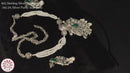 925 Sterling Silver Designer Long Necklace Set - Design
