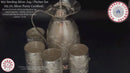 925 Sterling Silver Hallmarked 850ml Water Pitcher & 200ml Four Tumbler Set