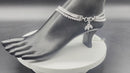 700 Silver Bridal / Party Anklet with Enamel & Stones - Style