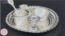 925 Sterling Silver 7.0 inch Hallmarked Puja Set - 7.0" Set