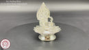 925 Sterling Silver Hallmarked Lotus Kamakshi Deepak (Diya)