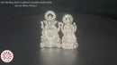 925 Sterling Silver Solid Ganesh & Lakshmi / Laxmi idol (Figurine