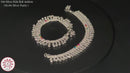700 Silver Kids Traditional Designer Meena Anklet  - Style