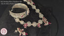 925 Sterling Silver Designer Necklace Set - Design