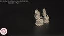 925 Sterling Silver Solid Ganesh & Lakshmi / Laxmi idol (Figurine