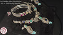 925 Sterling Silver Designer Necklace Set - Design