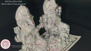 999 Pure Silver 3.0-inch BIG Ganesh & Lakshmi / Laxmi Idol / Statue / Murti (Figurine