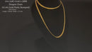 916 Twenty Two Karat (22K) Gold 3.5 /4.0MM Milan Chain