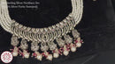 925 Sterling Silver Designer Choker Necklace Set - Design