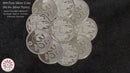 999 Pure Silver Ganesha Lakshmi & Saraswati 5 Gram Coins (Pack of 10 Coins)-Figurine