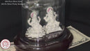 999 Pure Silver Ganesh & Lakshmi / Laxmi  Idol / Statue / Murti (Figurine