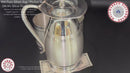 999 Pure Silver Hallmarked 850ml Water Pitcher & 350ml Two Tumbler Set