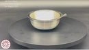 999 Pure Silver Hallmarked 125ml Heavy Bowl & Spoon for Kids / Youth -3.75 inch Set