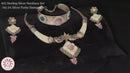 925 Sterling Silver Designer Necklace Set - Design