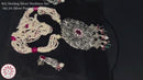 925 Sterling Silver Designer Long Necklace Set - Design