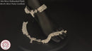800 Silver Rajwada Hallmarked Pajeb Anklet with Meena - Style