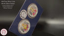999 Pure Silver Ganesha Lakshmi / Laxmi Meena Coin 20 Gram Sealed Pair Set - Figurine